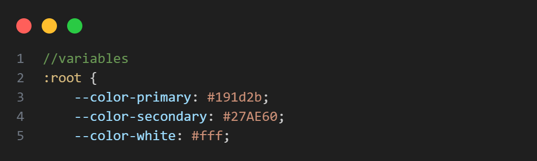 sass code snippet